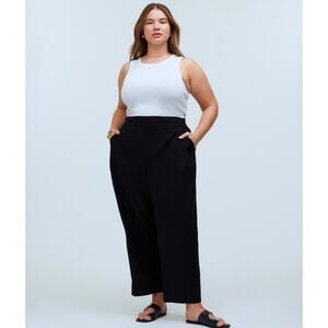 Madewell Black Wide-Leg Pants